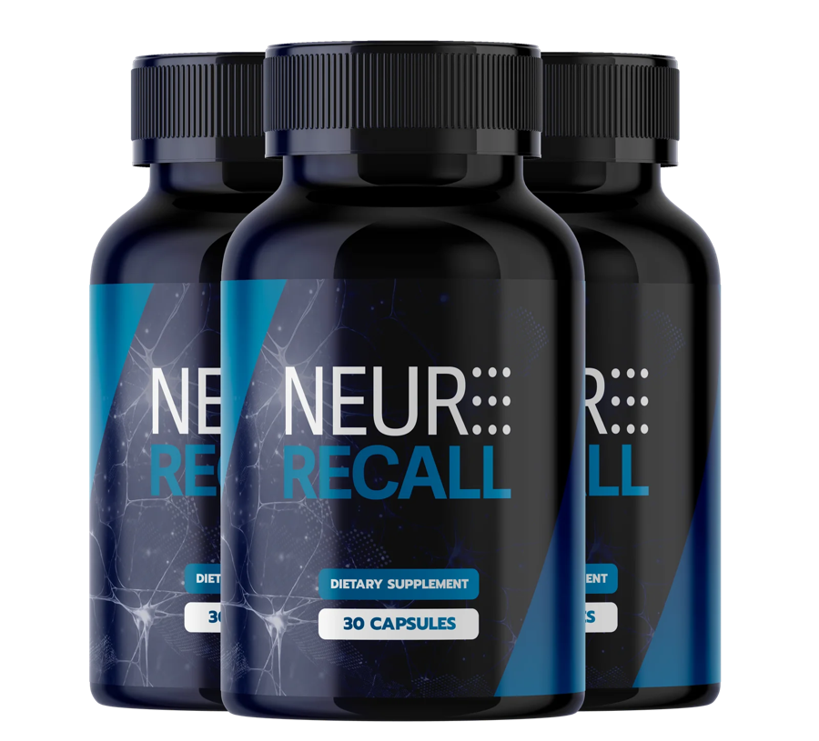 NeuroRecall natural memory and focus support capsules