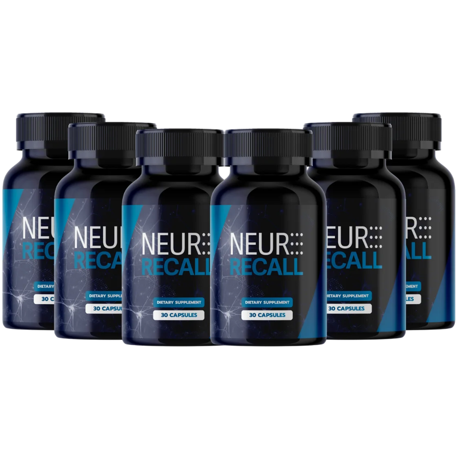 NeuroRecall memory and focus support bottles